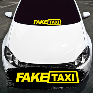 STICKERE PARBRIZ - FAKE TAXI