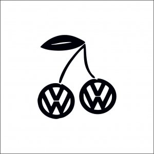VOLKSWAGEN - VOLKSWAGEN LOGO CIRESE