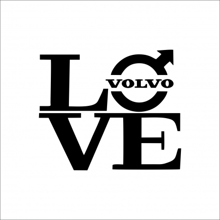 VOLVO CAMIOANE - STICKER VOLVO LOVE