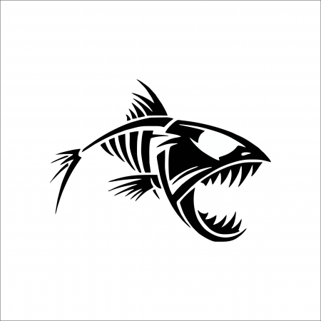 VANATOARE - PESCUIT - ANGRY FISHING STICKER