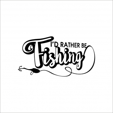 VANATOARE - PESCUIT - RATHER BE FISHING STICKER