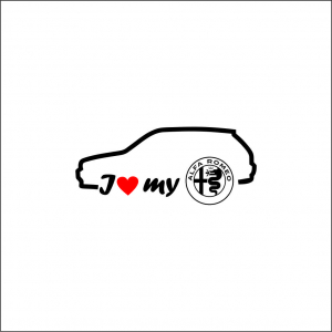 ALFA ROMEO - I LOVE MY ALFA ROMEO HATCHBACK