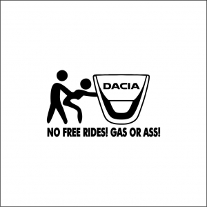 DACIA - NO FREE RIDE DACIA