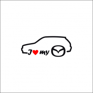 MAZDA - I LOVE MY MAZDA HATCHBACK