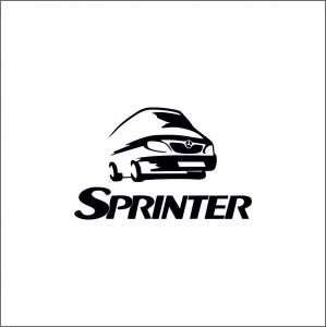 MERCEDES - MERCEDES SPRINTER LOGO 50 CM