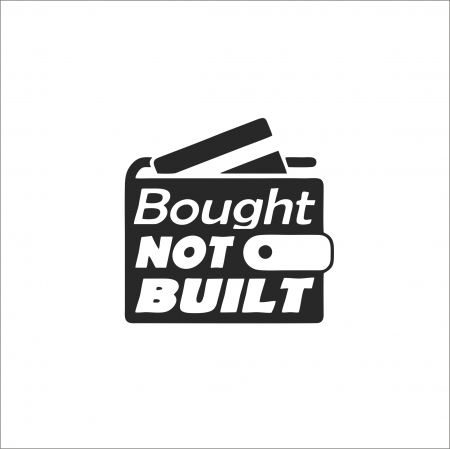 DIVERSE - BOUGHT NOT BUILT STICKER