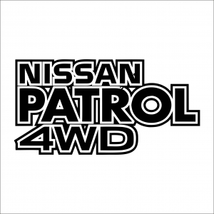 4X4/OFF ROAD STICKER - NISSAN PATROL 4WD