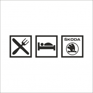 SKODA - EAT SLEEP SKODA