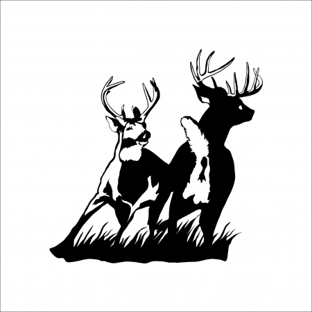 VANATOARE - PESCUIT - CERB 3 STICKER