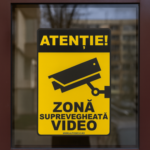PLACUTE INFORMATIVE - SEMN INDICATOR - ZONA SUPRAVEGHEATA VIDEO