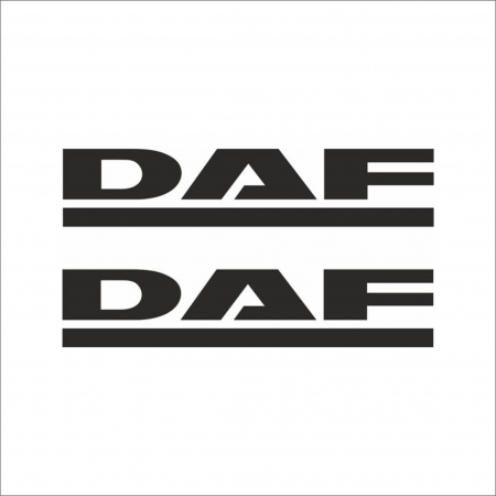 DAF - SET 2 STICKERE DAF NR 13