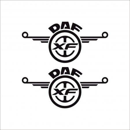 DAF - SET 2 STICKERE DAF NR 15