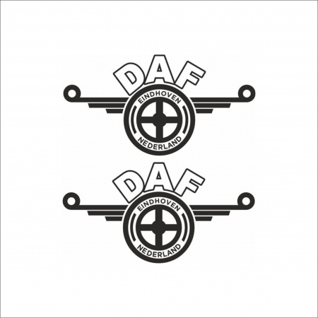 DAF - SET 2 STICKERE DAF NR 5