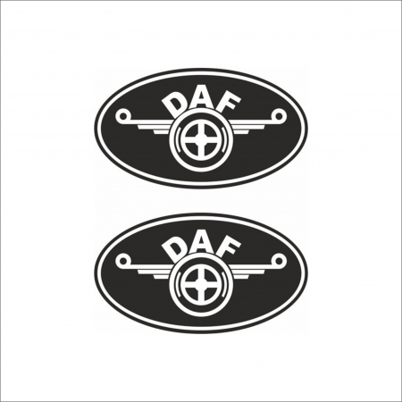 DAF - SET 2 STICKERE DAF NR 7