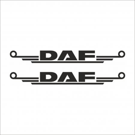 DAF - SET 2 STICKERE DAF NR 8