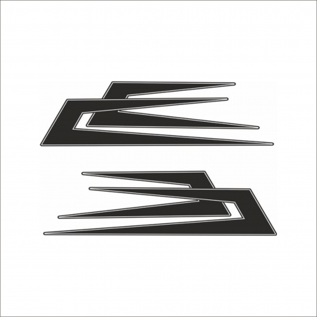 VOLVO CAMIOANE - SET 2 STICKERE SWEDISH BOOMERANG