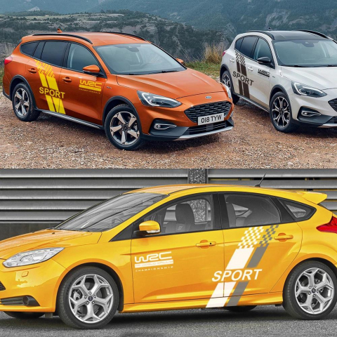 SET 2 STICKERE PENTRU LATERALE SPORT WRC [2]