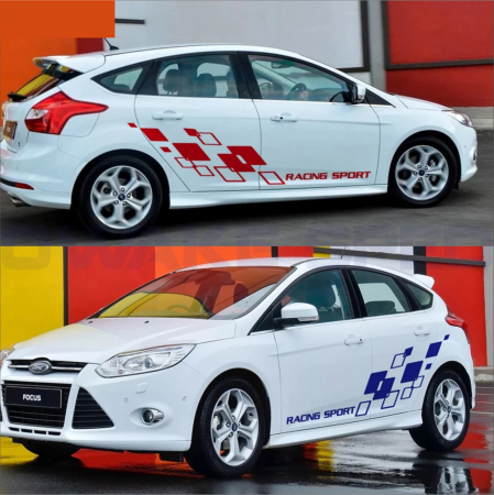 STICKERE CAMUFLAJ - SET 2 STICKERE SPORT RACING