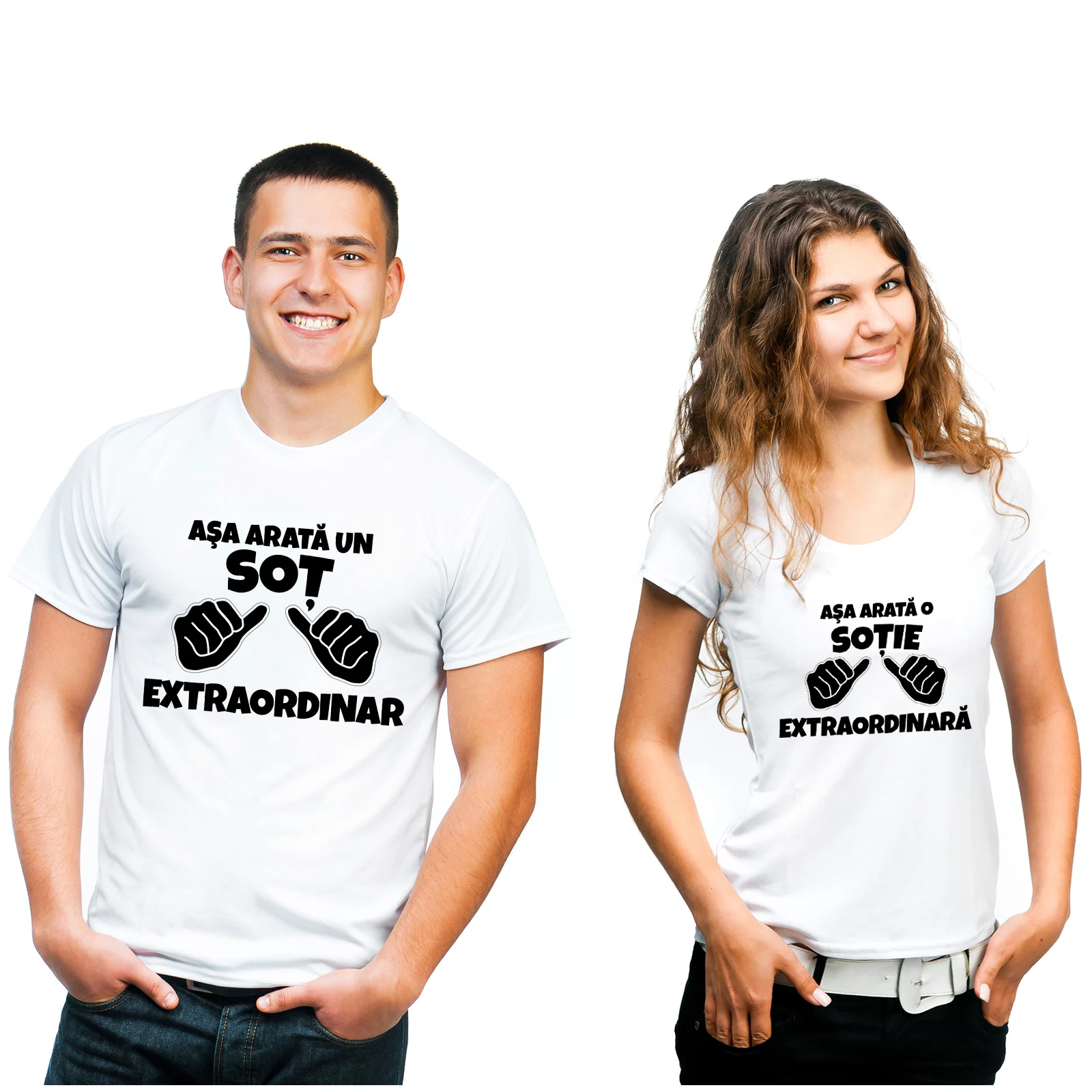 TRICOURI CUPLURI/TINERI CASATORITI - SET 2 TRICOURI SOT SI SOTIE