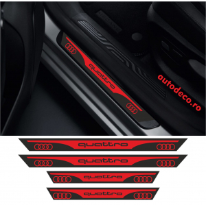 AUDI - SET STICKERE PRAGURI AUDI QUATTRO