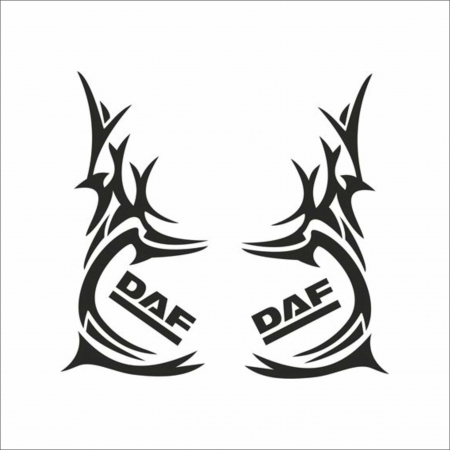 DAF - SET STICKERE CAMION DAF NR.2