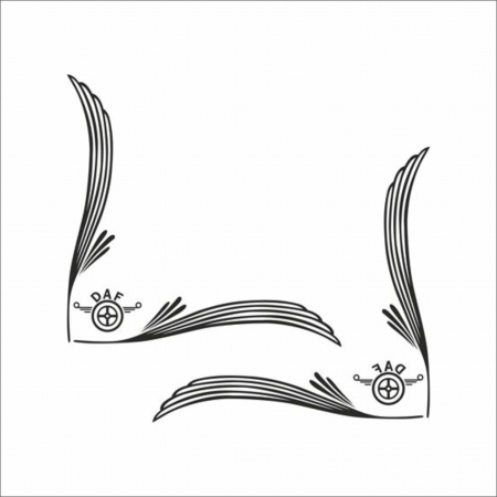 DAF - SET STICKERE CAMION DAF NR.7