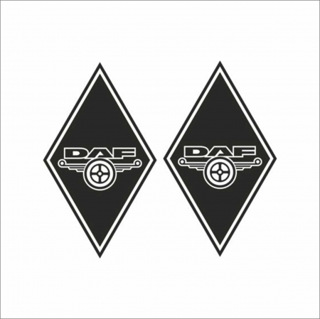 DAF - SET STICKERE CAMION DAF ROMB V2