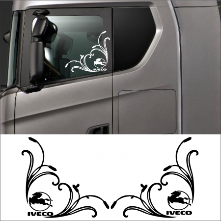 STICKERE CAMIOANE - SET STICKERE CAMION IVECO V1