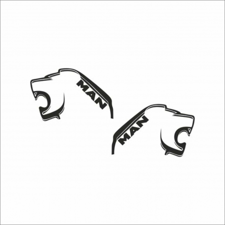 MAN - SET STICKERE CAMION MAN LEU NR.11