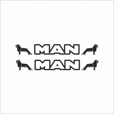 MAN - SET STICKERE CAMION MAN LEU NR.17