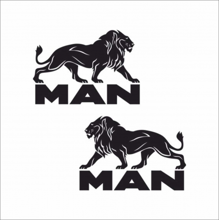 MAN - SET STICKERE CAMION MAN LEU NR.3