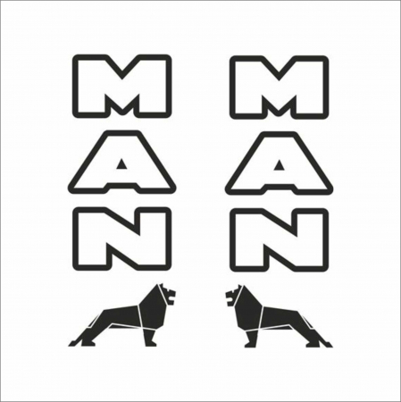 MAN - SET STICKERE CAMION MAN LEU NR.4