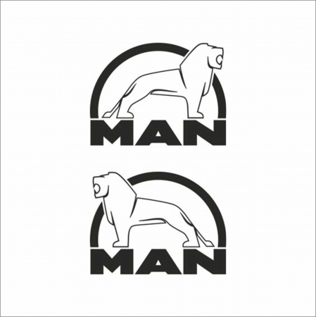 MAN - SET STICKERE CAMION MAN LEU NR.8