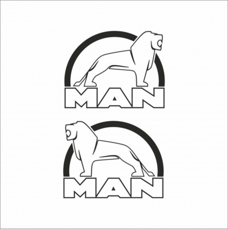 MAN - SET STICKERE CAMION MAN LEU NR.9
