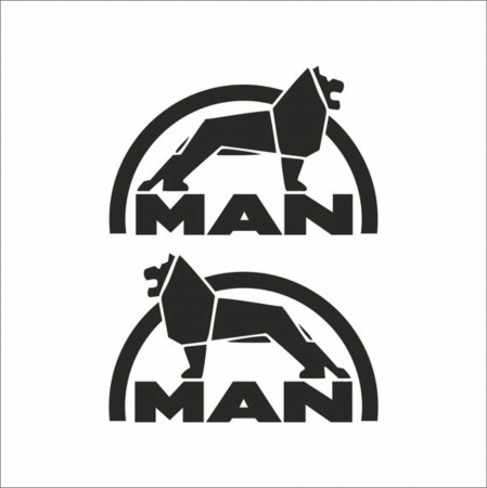MAN - SET STICKERE CAMION MAN LEU NR.10