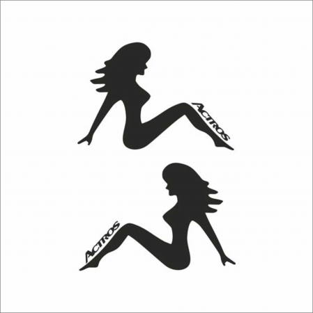 MERCEDES CAMIOANE - SET STICKERE CAMION MERCEDES WOMAN