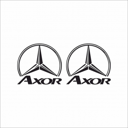 MERCEDES CAMIOANE - SET STICKERE CAMION MERCEDES AXOR