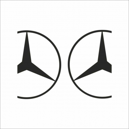 MERCEDES CAMIOANE - SET STICKERE CAMION MERCEDES LOGO V2
