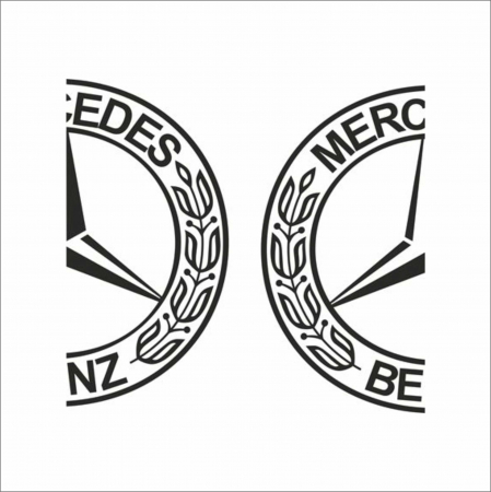MERCEDES CAMIOANE - SET STICKERE CAMION MERCEDES LOGO V5