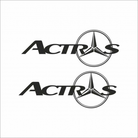 MERCEDES CAMIOANE - SET STICKERE CAMION MERCEDES ACTROS