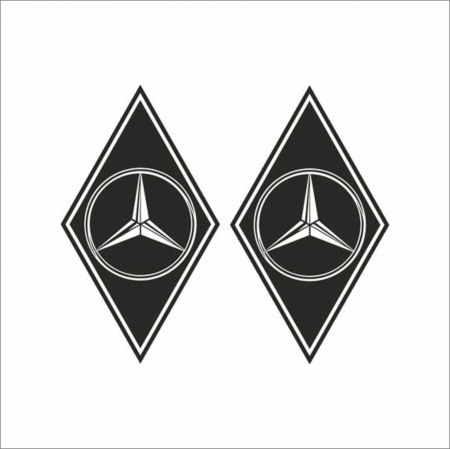 MERCEDES CAMIOANE - SET STICKERE CAMION MERCEDES ROMB NR.5