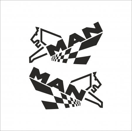 MAN - SET STICKERE CAMION MAN LEU