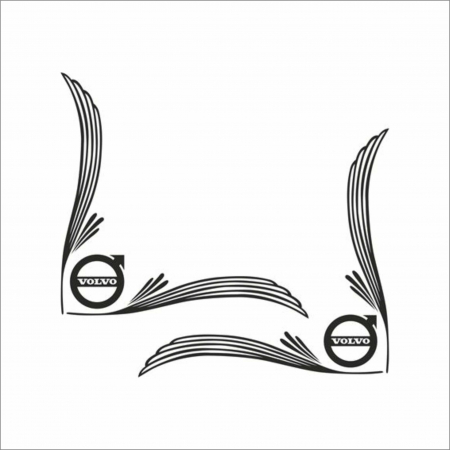VOLVO CAMIOANE - SET STICKERE CAMION VOLVO LOGO V2