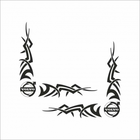 VOLVO CAMIOANE - SET STICKERE CAMION VOLVO TRIBAL