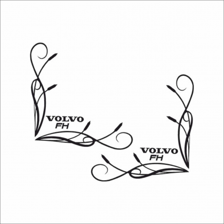 VOLVO CAMIOANE - SET STICKERE CAMION VOLVO FH