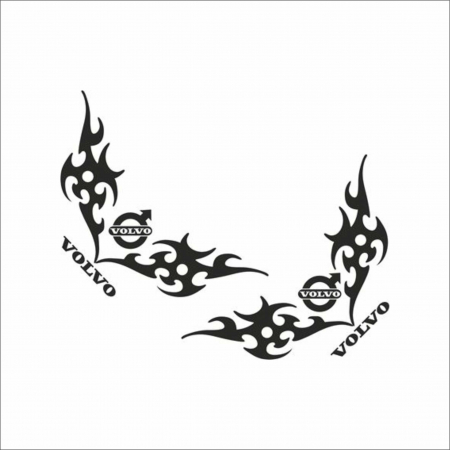 VOLVO CAMIOANE - SET STICKERE CAMION VOLVO TRIBAL V7