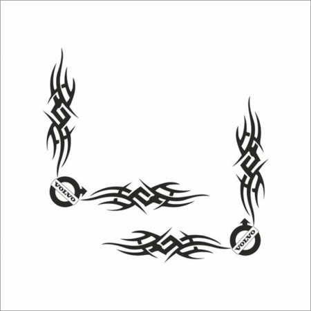 VOLVO CAMIOANE - SET STICKERE CAMION VOLVO TRIBAL V2