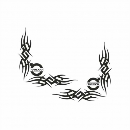 VOLVO CAMIOANE - SET STICKERE CAMION VOLVO TRIBAL V5
