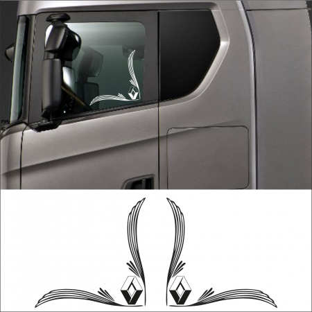 RENAULT CAMIOANE - SET STICKERE CAMION RENAULT V3
