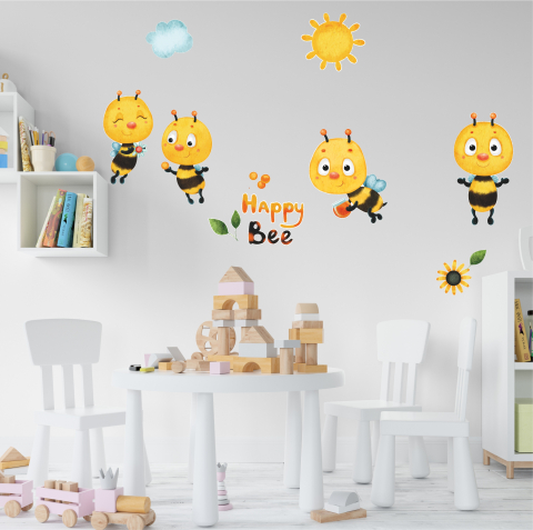 STICKERE DE PERETE - Set Stickere Decorative cu ALBINUTE